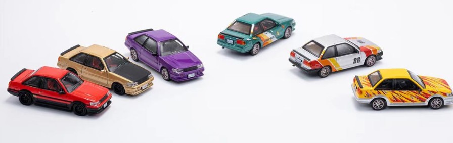 1/64 Toyota Corolla Levin (Rhd) Purple Hot