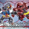 Sd Gundam Cross Silhouette Rx-78-2 Gundam & Char'S Zaku Ii Clearance