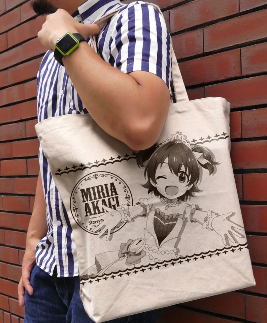 The Idolm@Ster Cinderella Girls: Newly Drawn U149 Miria Akagi Large Tote Natural Clearance