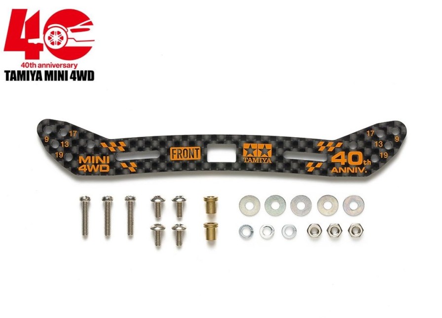 Mini 4Wd 40Th Anniversary Hg Carbon Stay For Wide Front Sliding Damper (2Mm) Hot