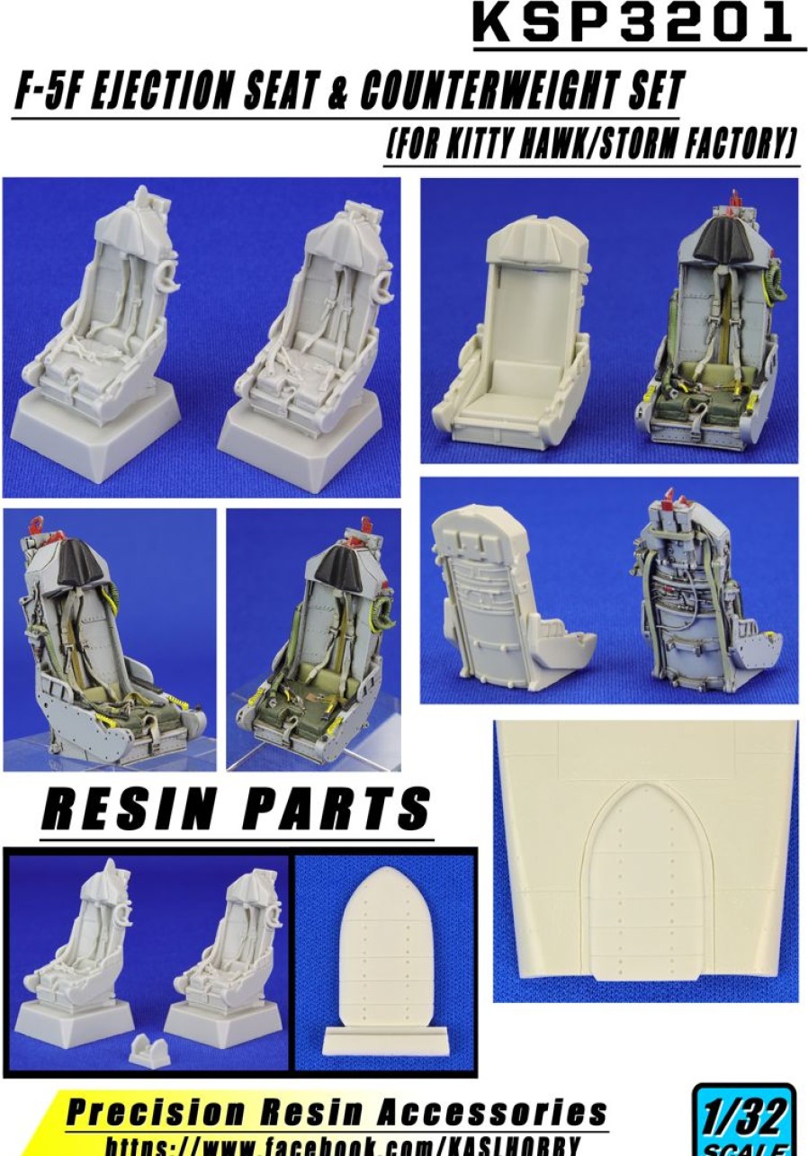 1/32 F-5F Ejection Seat & Counterweight Set Best