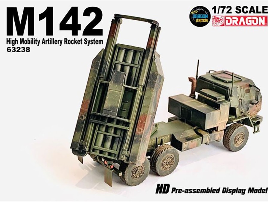 1/72 Us Army M142 High Mobility Rocket Artillery System (Himars) 3-Color Camouflage Finished Product Best