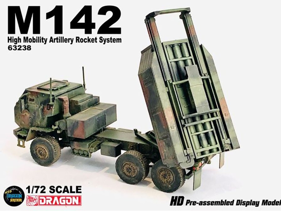 1/72 Us Army M142 High Mobility Rocket Artillery System (Himars) 3-Color Camouflage Finished Product Best