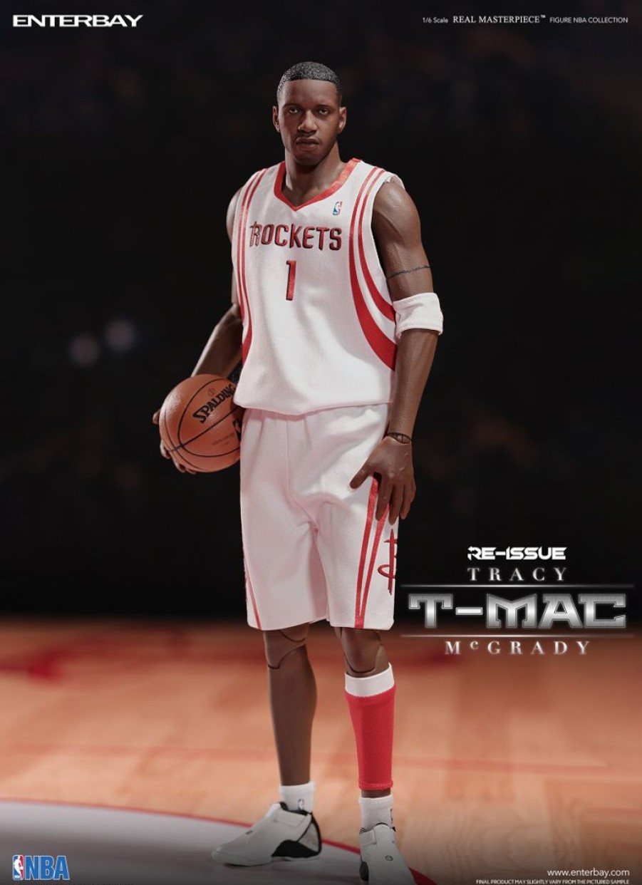 1/6 Real Masterpiece Nba Collection / T-Mac Tracy Mcgrady Collectible Figure New