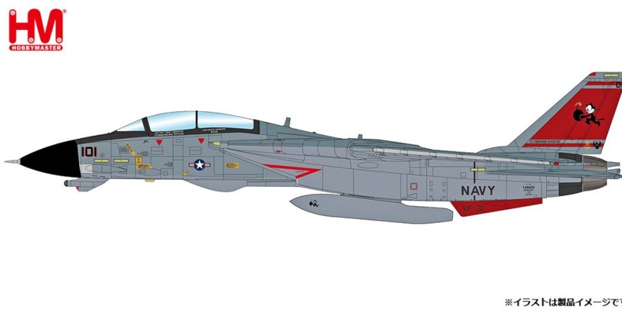 1/72 F-14D Tomcat Us Navy 31St Fighter Attack Squadron Last Cruise Hot