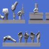 1/16 Assorted German Hands Set -Wwii New