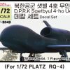 1/72 Current Use North Korean Air Force Saetbyul 4 Strategic Reconnaissance Drone Decal Set (For Platz Rq-4) Online