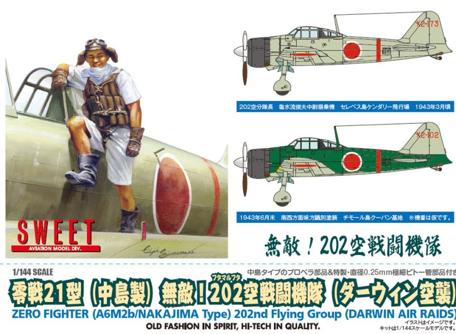 1/144 Zero Fighter (A6M2B/Nakajima Type) 202Nd Flying Group (Darwin Air Raids) Hot