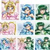 Mermaid Melody Pichi Pichi Pitch: Newly Drawn Illustration 20Th Anniversary Ver. Trading Acrylic Card 1Box 9Pcs Best