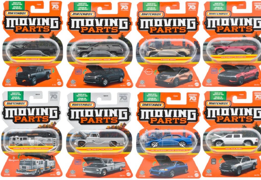 Matchbox Moving Parts Assortment 1Box 8Pcs (Fwd28-988H) Hot