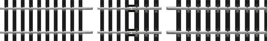 1/76 Oo/Ho Gauge Code 83-100 Connection Rail New