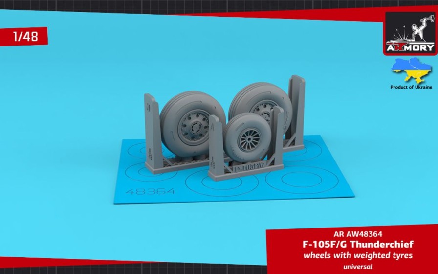 1/48 F-105Fg Thunderchief Wheels Online