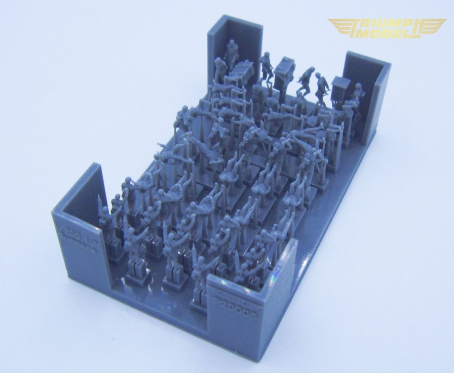 1/200 Ijn Gunners Precision 3D Printing Model Set (50 Pcs) Clearance