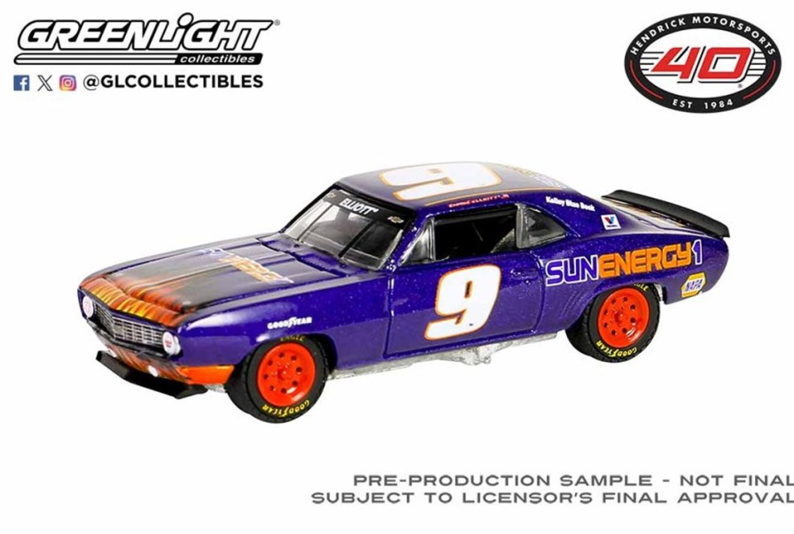 1/64 Greenlight 1969 Chevrolet Camaro - Chase Elliott / Hendrick Motorsports First Win Tribute - August 5, 2018 - Watkins Glen, Ny Online