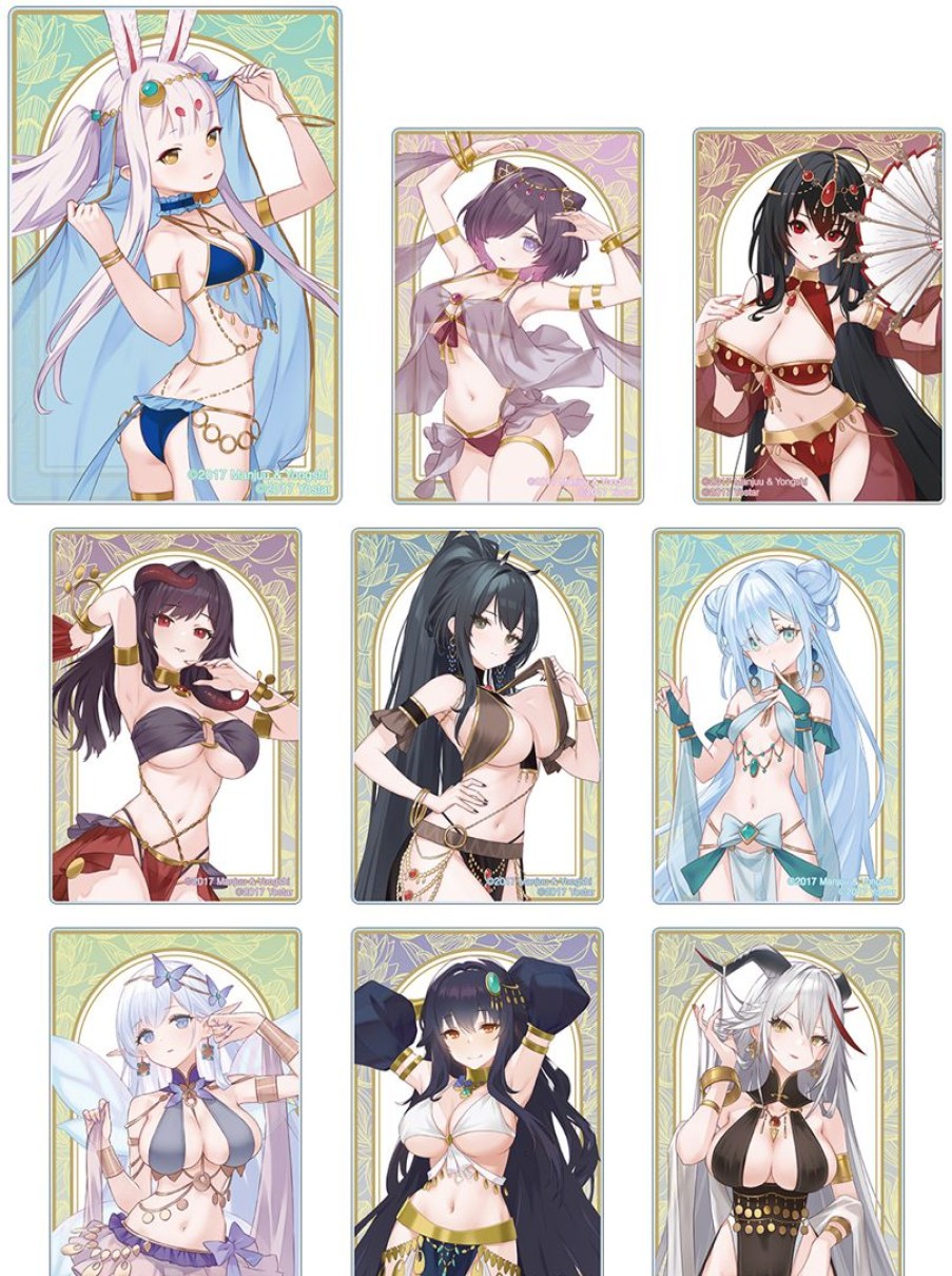 Azur Lane: Original Illustration Dancer Ver. Trading Acrylic Card: 1Box (9Pcs) Online