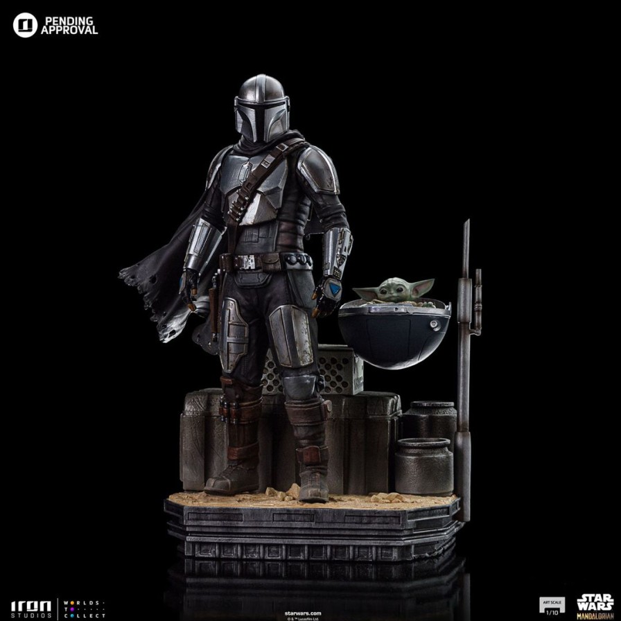 1/10 Star Wars: The Mandalorian - Iron Studios Scale Statue: Art Scale - Din Djarin & Din Grogu Best