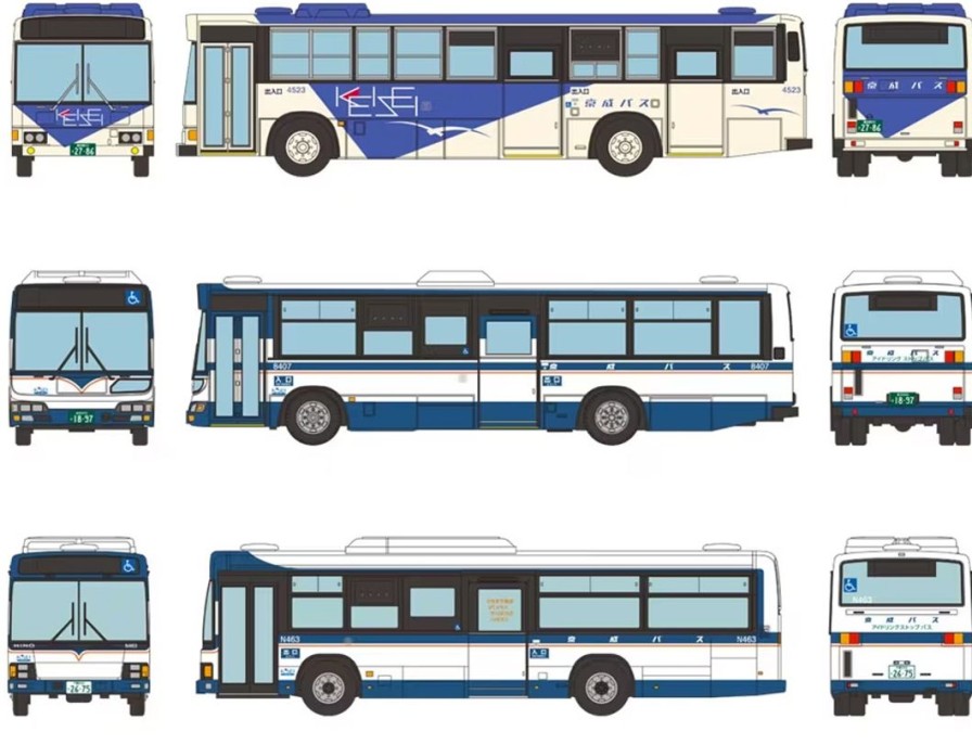 1/150 The Bus Collection Keisei Bus 20Th Anniversary Set Of 3 Wholesale