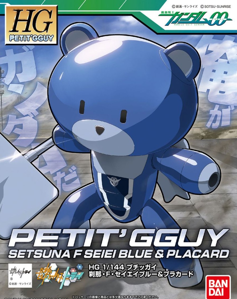 1/144 Hgpg Petit'Gguy Setsuna F Seiei Blue & Placard Clearance