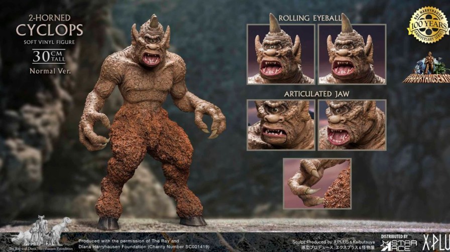 2-Horned Cyclops Soft Vinyl Figure Wholesale