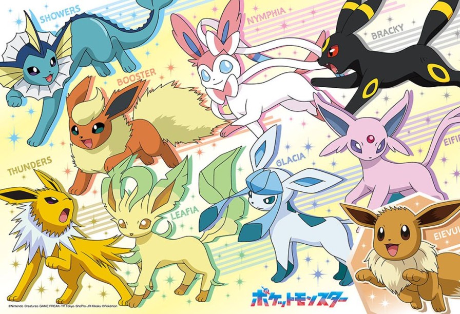 Jigsaw Puzzle: Go Go! Eevee Friends 100Pcs (38 X 26Cm) Hot