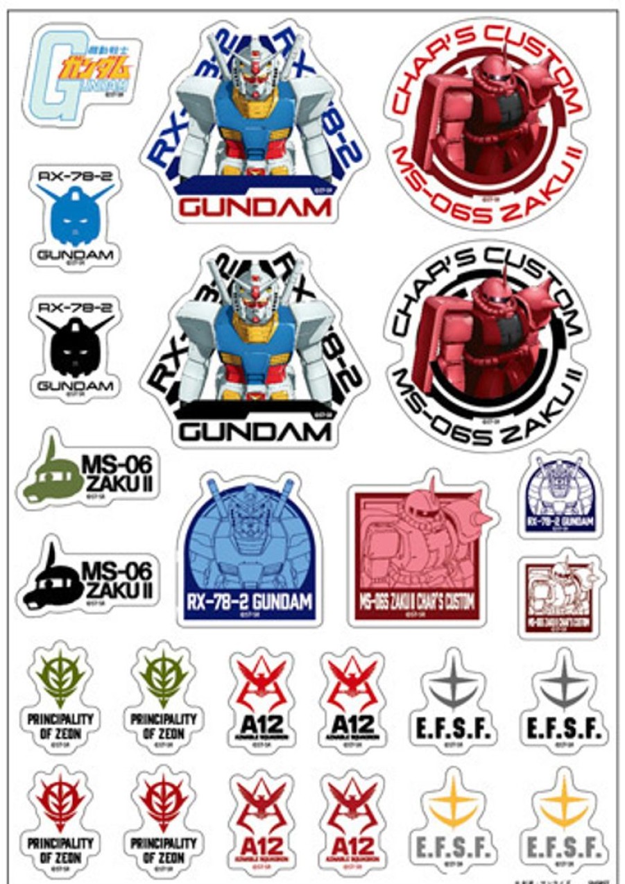 Sticker That Can Be Pasted And Peeled Off Gs (Gundam Stationery) 10 Mobile Suit Gundam Online