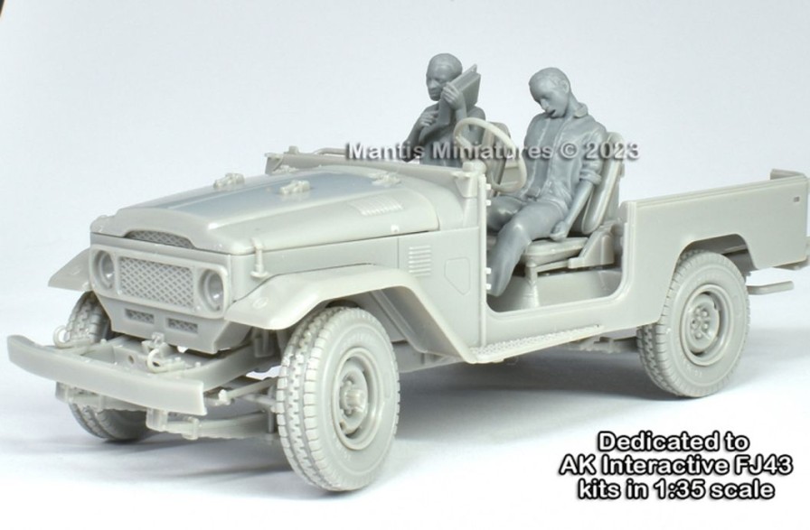 1/35 Current Use Fj43 Small 4Wd Vehicle African Militia Crew Set (For Ak Interactive) Wholesale