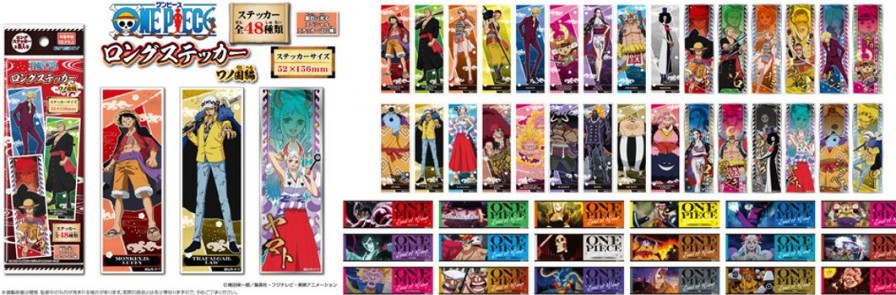 One Piece: Long Sticker Wano Country Arc 1Box 20Pcs Hot