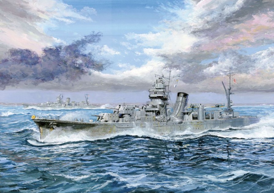 1/700 Japanese Navy Light Cruiser Noshiro Full Hull Model New