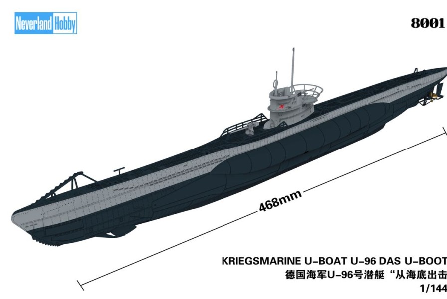 1/144 Kriegsmarine U-Boat U-96 Das U-Boot New