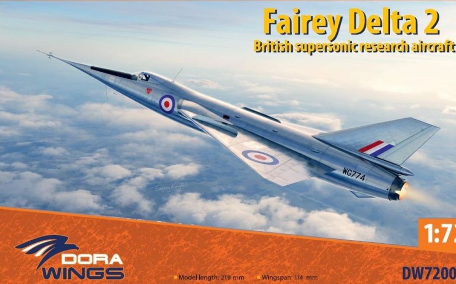 1/72 Fairey Delta 2 (British Supersonic Research Aircraft) New