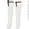 1/6 Pnxs Asymmetric Socks Garter Dark Brown X White Wholesale