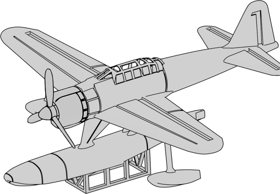 1/700 Japanese Navy Type 2 Surface Fighter Clearance