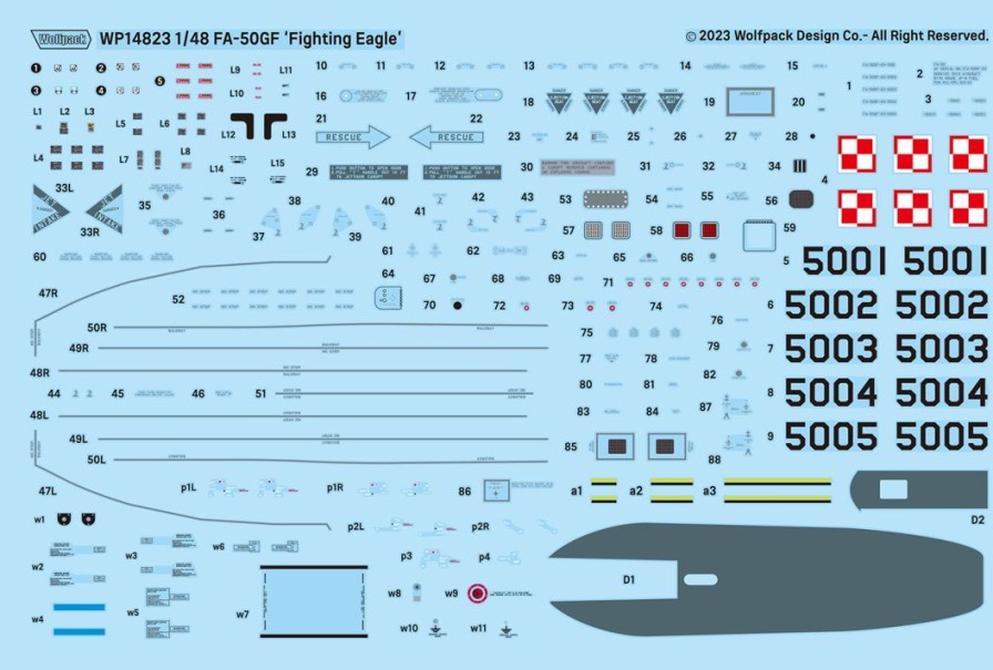 1/48 Fa-50Gf Fighting Eagle Polish Air Force Jet Fighter (Premium Edition Kit) Best