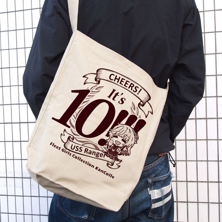 Kancolle: Ranger It'S 10!!! Shoulder Tote Natural Clearance