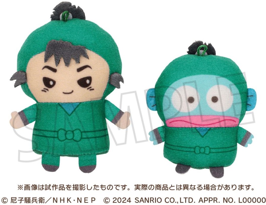 Nintama Rantaro X Sanrio Characters: Finger Mascot Puppela Set [Plush] / Tomesaburou Kema X Hangyodon Online