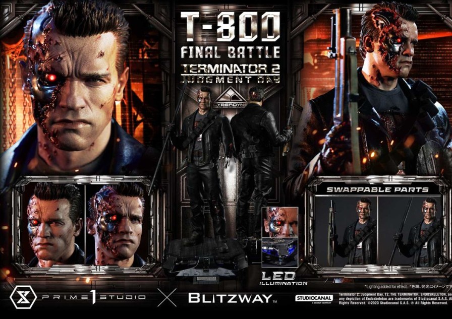 1/3 Museum Masterline Terminator 2 T-800 Final Battle Clearance