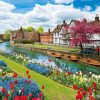 Jigsaw Puzzle: Canterbury Flower Blooming Path 1000Pcs (72 X 49Cm) Best