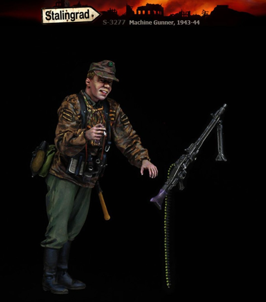 1/35 Wwii Germany Standing Machine Gunner 1943-44 Clearance