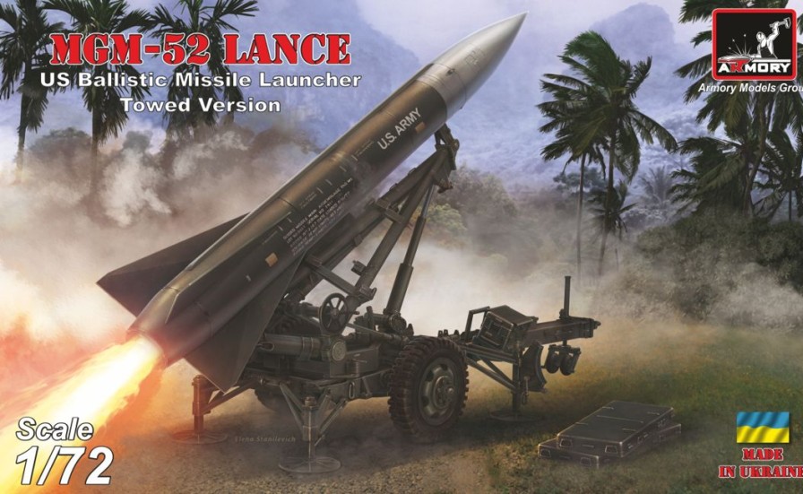 1/72 Mgm-52 Lance, Us Ballistic Ssm On Towed Launcher New