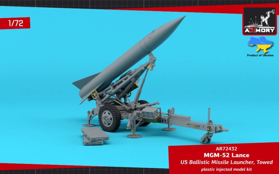 1/72 Mgm-52 Lance, Us Ballistic Ssm On Towed Launcher New