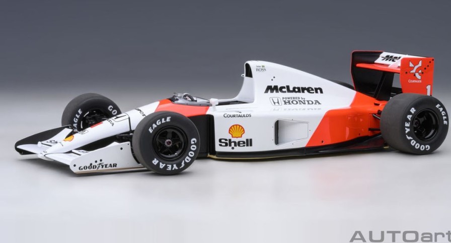 1/18 Mclaren Honda Mp4/6 Japanese Gp 1991 #1 (Ayrton Senna) With Mclaren Logo Hot