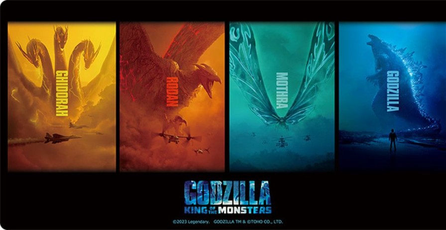 Godzilla: King Of The Monsters: Character Universal Rubber Mat Slim Monsters Hot