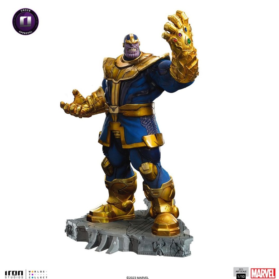 1/10 Marvel - Iron Studios Scale Statue: Battle Diorama Series - Thanos [Comic] New