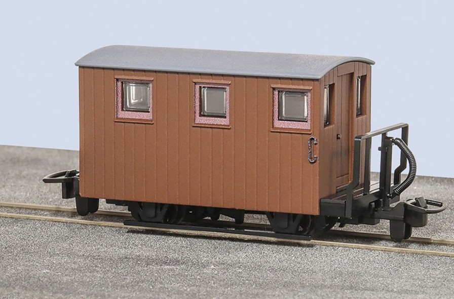 1/76 Oo-9 Quarryman Coach (One Side Deck / Brown) New