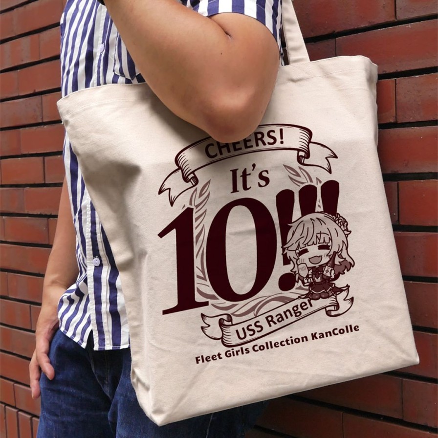 Kancolle: Ranger It'S 10!!! Large Tote Natural Clearance