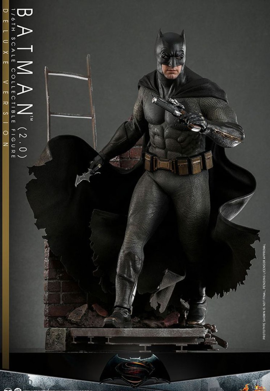 1/6 Movie Masterpiece - Fully Poseable Figure: Batman V Superman Dawn Of Justice - Batman 2.0 (Deluxe Version) New