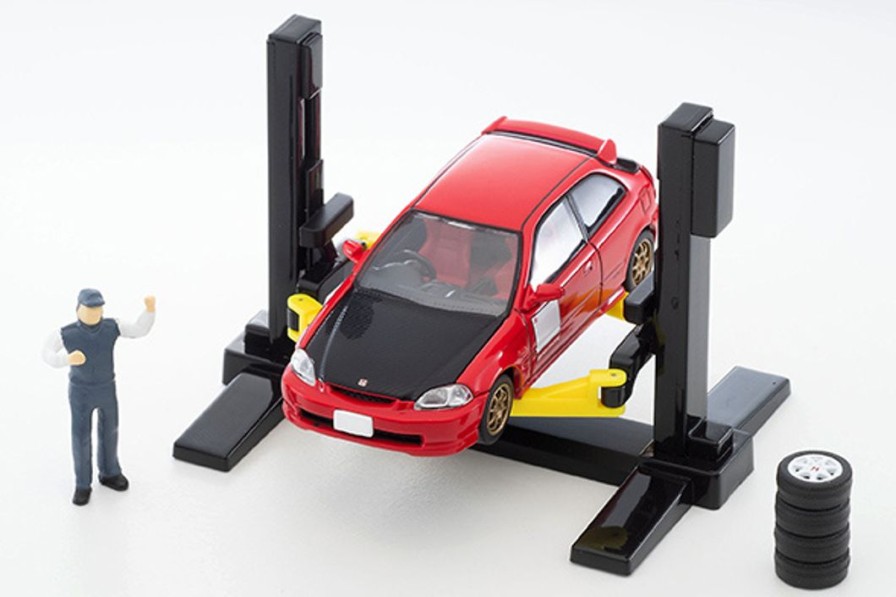 1/64 Tomikarama Vintage 06B Car Lift (Tlv-Neo Honda Civic Type R Custom Specification Included) Clearance