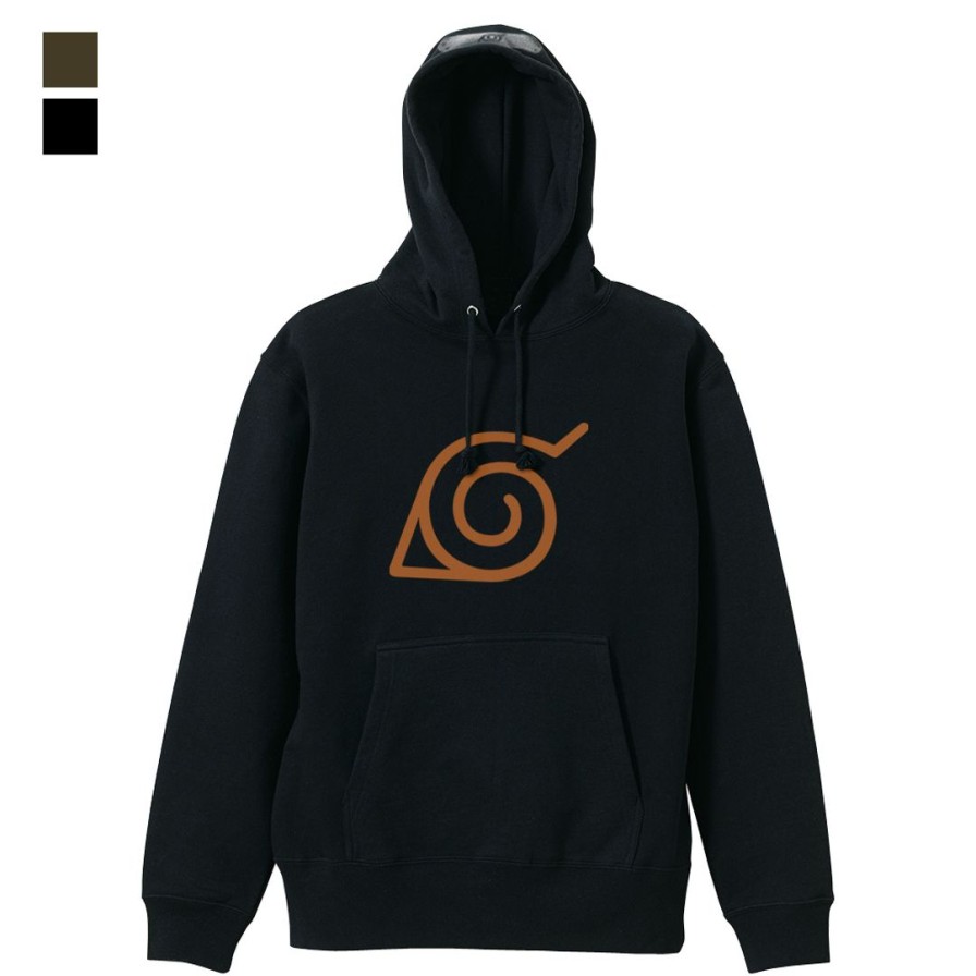 Naruto Shippuden: The Village Hidden In The Leaves Pullover Hoodie Black L Wholesale