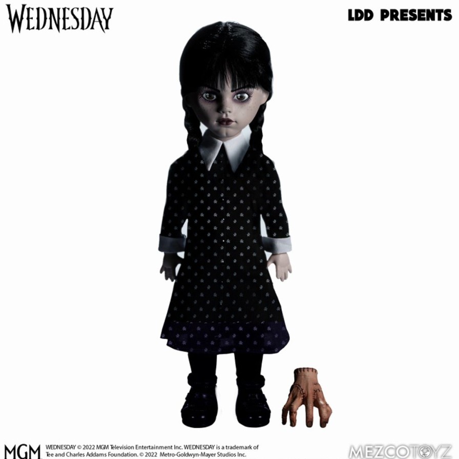 Living Dead Dolls/Netflix Wednesday: Wednesday Addams With Hand Hot