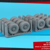 1/72 Ss-27 Sickle-B Mobile Launcher Wheels W/ Vi-178Au Tyres & Late Hubs Clearance